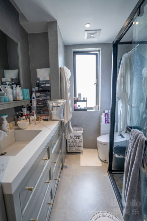 82㎡二居,大橫廳+開放式廚房+大套房,這種簡約生活太舒適了